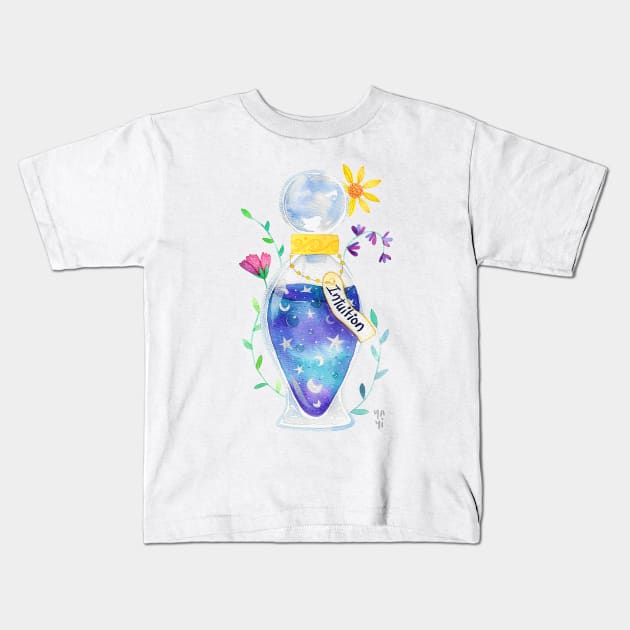 Intuition Potion Kids T-Shirt by Yayilustra